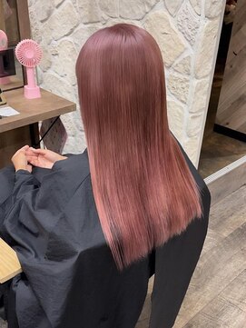 リベルテ(Liberte) 《Liberte》ピンクベージュ/ケアブリーチ/くすみピンク/うる艶