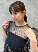 三軒茶屋_レディース_ヘアアレンジ_ヘアセット_ポニーテール