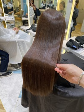 ロンドプランタン 恵比寿(Lond Printemps) 【Lond佐野】美髪ストレートヘア ピンクブラウン 韓国