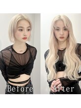 ARビューティー ギンザ(AR Beauty Ginza) SNSで流行っているハイトーンが得意♪ホワイト/シルバ-/ベージュ