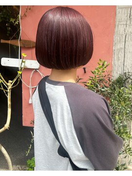 テラスグレース 横浜(TERRACE GRACE) ショートBOB×チェリーレッド