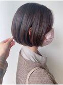 【morio原宿】丸みボブ  グレージュカラー