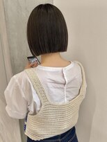 ヨーク(YOKE)&nbsp;【YOKE】丸くならないボブ切りっぱなしボブ20代30代グレージュ