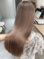 ペレ 渋谷(PELE)&nbsp;h_ デザインカラー/レイヤーカット/ウェットヘア/ベージュ