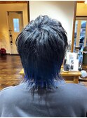 【えりインナー】インディゴブルー