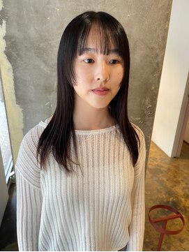 ハマモト 顔まわりレイヤースタイル