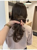 【担当きょうこ】赤み消しショコラブラウン美肌透明感カラー