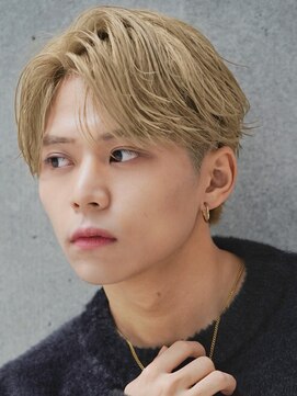 アンサー 渋谷(ANSWER) センターパートフェザーパーマ毛流れナチュラル縮毛矯正渋谷原宿