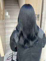 ジル アンク(Jill ankh)&nbsp;《姫路駅北　Jillankh》ネイビーブルー　暗髪　赤み消し