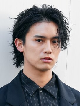 レタッチバイフィフス(RETOUCH by fifth) 原宿ルーズパーマセンターパートスパイラルパーマ大人色気ヘア