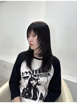 ルーツ 浅草店(roots) レイヤーカット【ブリーチカラー/ウルフカット/20代/30代】