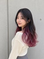 テーラヘアー 我孫子店(TELA HAIR) グラデーションカラー ピンクバイオレッド【TELA HAIR 我孫子】