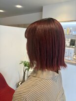 アズールサン 草加西口店(azule-sun)&nbsp;ダブルカラー,ピンク,ボブ,外ハネ,ブリーチ【草加】