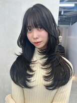 メラ 原宿(MELA) 似合わせ韓国風レイヤーカット+透明感カラー
