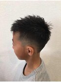 KIDSツーブロックスタイル