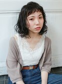 [Ravo]＊大人かわいいオン眉ボブ＊コスメパーマ