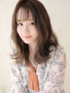 アグ ヘアー セント 鹿児島中央駅2号店(Agu hair st.) 《Agu hair》柔らか質感☆外ハネカールミディ