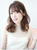 『小顔◎耳かけで大人可愛いゆるふわスタイル』RUVUA新宿　京佳