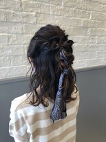 アース コアフュールボーテ 東松山店(EARTH coiffure beaute)&nbsp;スカーフアレンジ