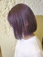アグ ヘアー アテナ 西新店(Agu hair atena) バイオレットカラーブリーチ1、2回は必須色落ち最強!