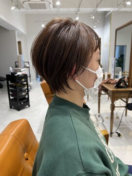 ネイロ 錦糸町(NeiRo) 縮毛矯正ミニウルフテラコッタデジタルパーマくすみブルー