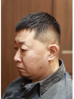 バーバーショップ スバル(BARBERSHOP SUBARU)&nbsp;＜理容室＞＜バーバー＞クロップスタイル　フェードカット