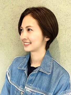 ボンド 三軒茶屋(Bond) 耳かけショート×髪質改善ストレート【三軒茶屋】