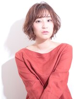 リメル 奥沢自由が丘店(Remel)&nbsp;大人可愛い20・30・40代くびれ薄めバングショコラベージュ