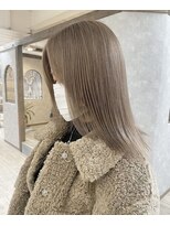 リーアジット(Ly a jitto)&nbsp;ケアブリーチハイトーンミルクティーアッシュベージュ...