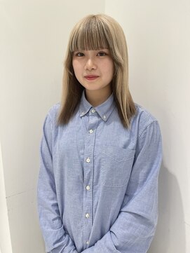 ハイブ 金沢(Hive) 10代20代ハイトーンホワイトベージュインナーカラー美肌カラー