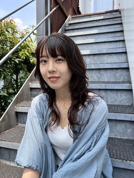 ロカ 表参道(loka) レイヤーカット/グレージュ[表参道/ブリーチ/ハイライト]