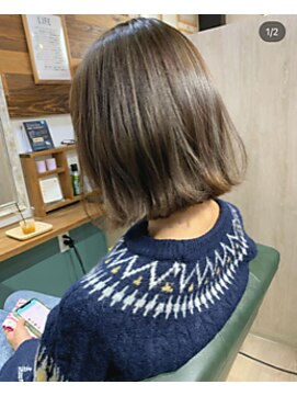 ヘア テテ(hair Tete) ハイライト×アッシュベージュ