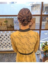 ヒカリス 東三国(HIKARIS) 笑顔溢れるヘアアレンジ/ミディアムアレンジ/結婚式アレンジ