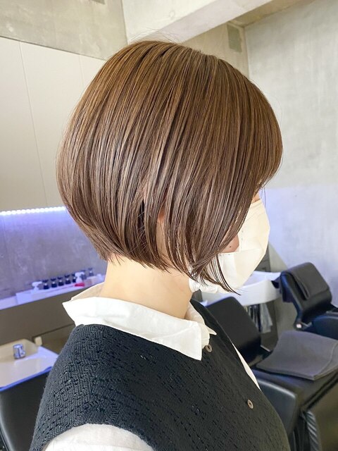 ショートヘアイルミナカラーインナーカラーケアブリーチ髪質改善