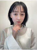 ボブ/縮毛矯正/ストレートパーマ/トリートメント/結べるボブ