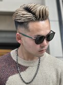 金髪バーバースタイル　スリックバック　ブレイキングダウン