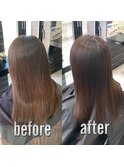 簡単スタイリング♪艶髪ヘアー♪どんどん良くなるトリートメント
