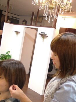エス ヘア&ヒーリング(S hair&healing)の写真/髪質改善が得意なスタイリストによるマンツーマン施術で、髪のお悩みを解決。施術後の自分に自信を◎