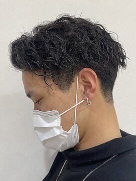 エルフ(elf) ツイストスパイラルパーマ アッシュブラック