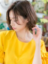 カバーヘア ブリス 大宮西口(COVER HAIR bliss)&nbsp;マロンベージュくびれボブディウルフレイヤーc6大宮20代30代40代