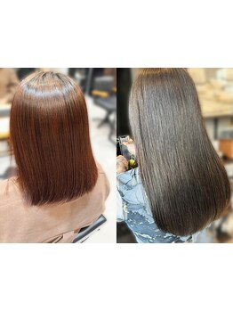 ＜誰もが憧れる艶髪へ導く＞Lissの髪質改善＆縮毛矯正。パサつき、クセを解消しノンンストレスでまとまる◎