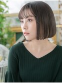 ■シルキーベージュ美髪切りっぱなしボブ314志木20代30代40代