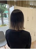 グラデーションダブルカラーシルバーグレーケアブリーチ