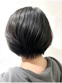 髪質改善　ひし形ボブ