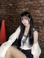 アンククロス 渋谷(ANKH CROSS)&nbsp;エクステ/ストレート/ロング/ブラック