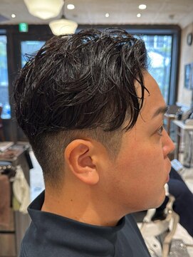 ルドローブラントオオサカ(LUDLOW BLUNT Osaka) 【LUDLOW BLUNT】ニュアンスパーマ 癖付けメンズパーマ