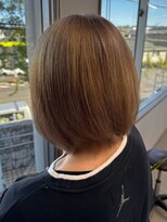 グランデュール 東静岡池田店(GRANDEUR)&nbsp;東静岡ショートボブくびれショートイルミナカラー顔周りレイヤー