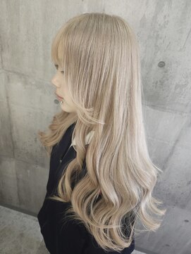 フォックス 四日市店(FOX) 透明感ダブルカラー/ホワイトベージュ