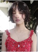 【riNa】ボブ、切りっぱなしボブ