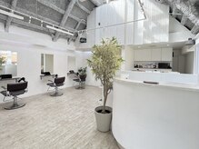 ニコ ヘアデザイン(nico hair design)の雰囲気（天井が高く開放感のある店内です＾＾）